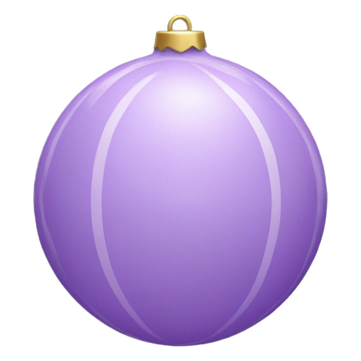 Light purple ornament sticker