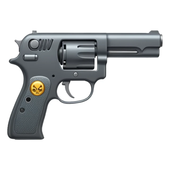 😵gun in this emoji sticker