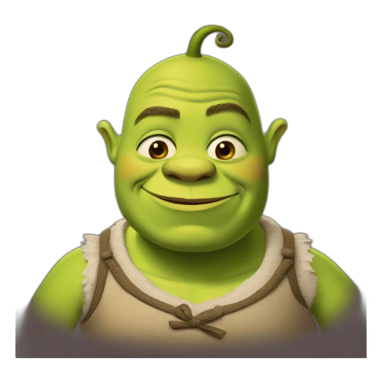 Pregnant Shrek sticker