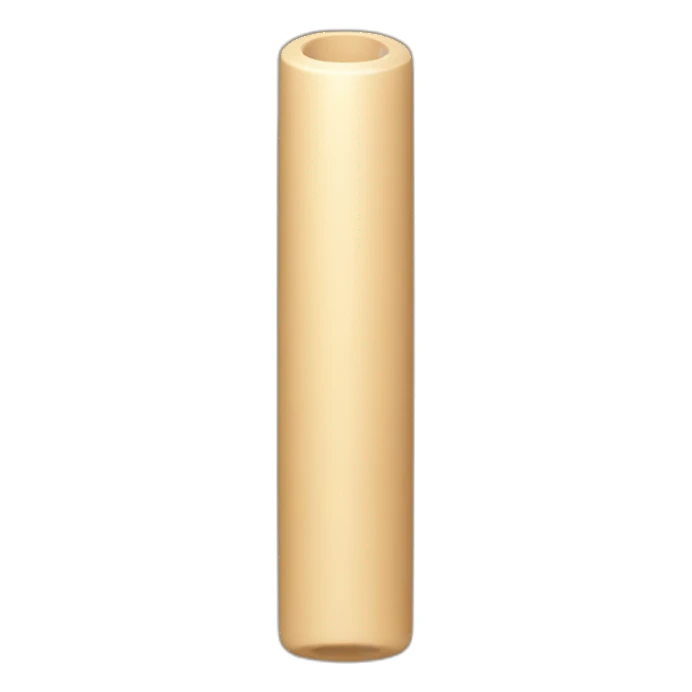 tan shaft with rounded top sticker