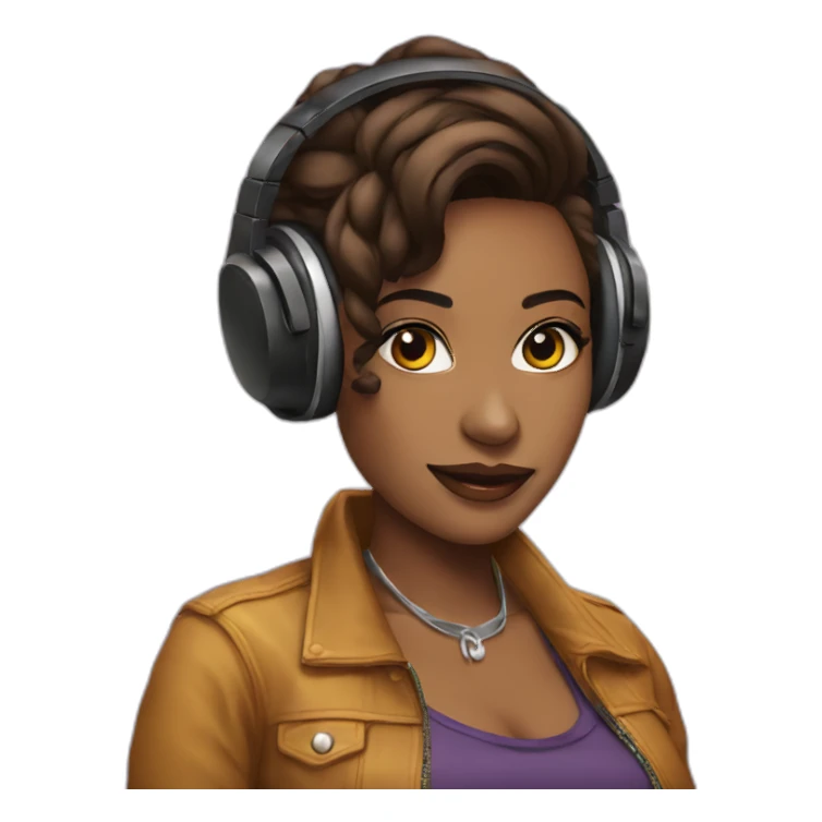 Dj miss Monique sticker