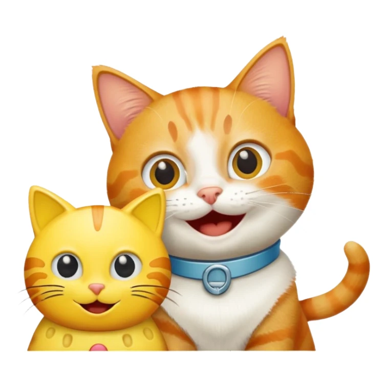 Gato con Bob esponja sticker