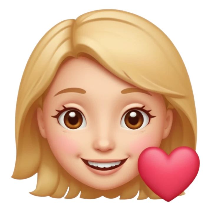 smiling face with hearts, joyful and affectionate sticker