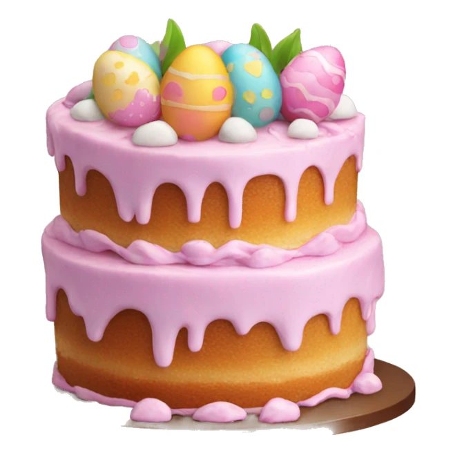 Easter cake sticker