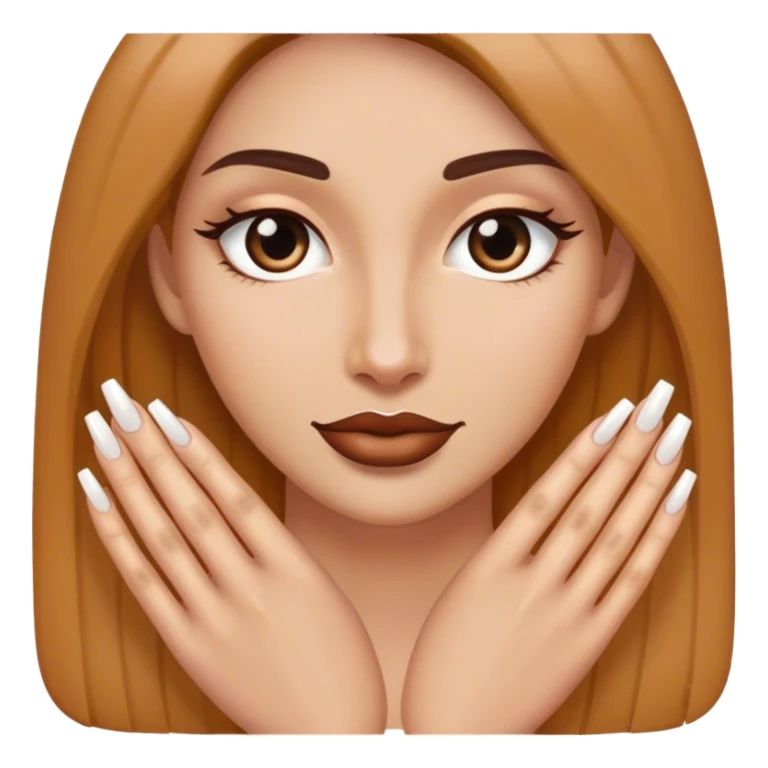 Baddie nails sticker