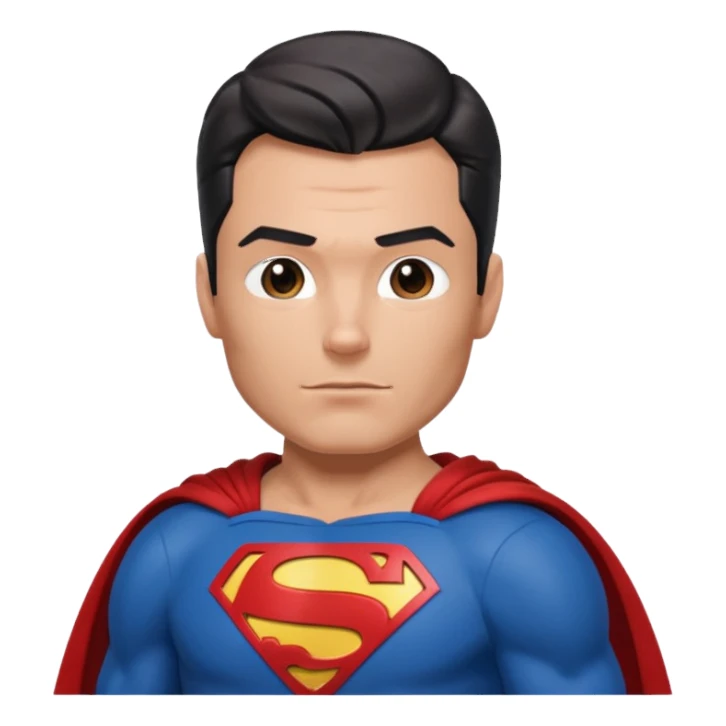 superman standing sticker