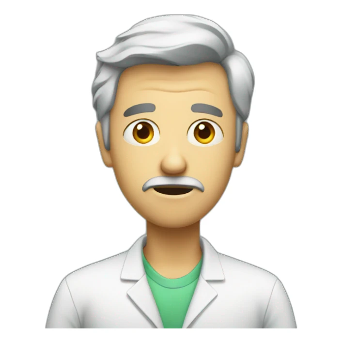 confused researcher sticker