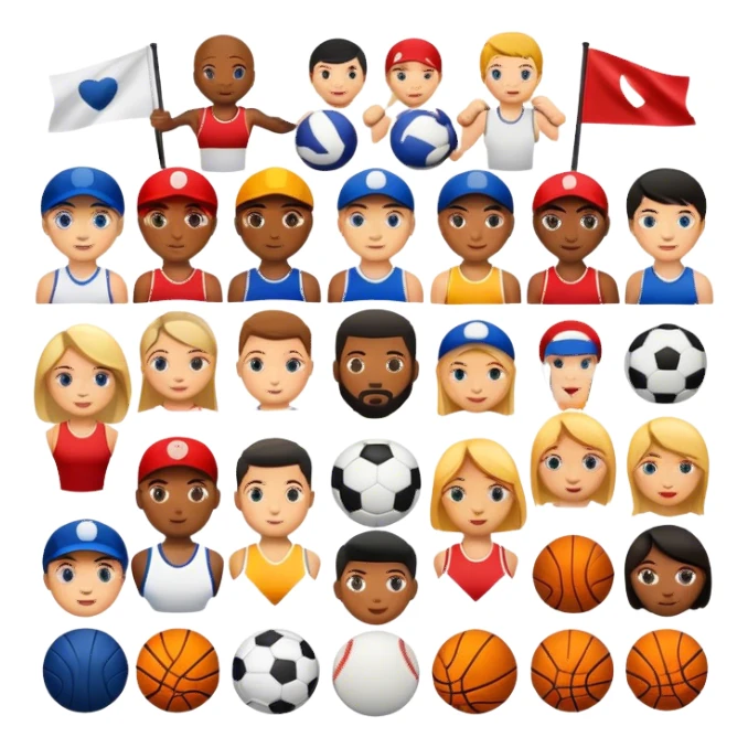Спортивные эмодзи  sticker