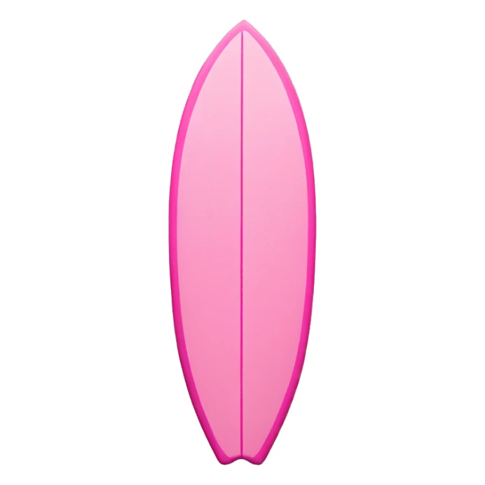 Pink surfboard sticker