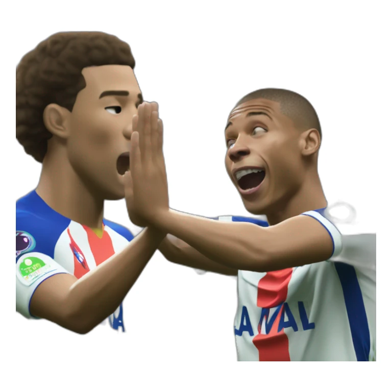 jude bellingham celebrating behind his back mbappe crying sticker