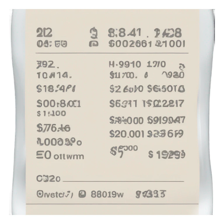 receipt a phone sticker