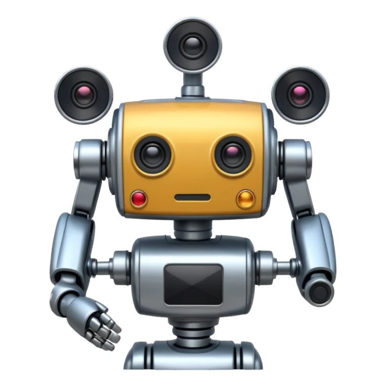 cameraman robot sticker