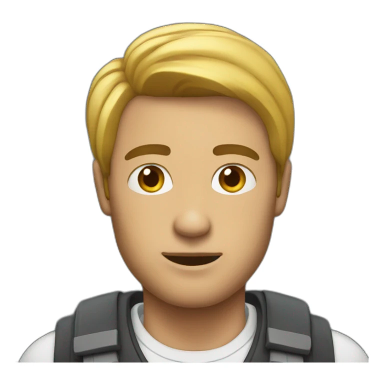 generate a man with an iphone sticker