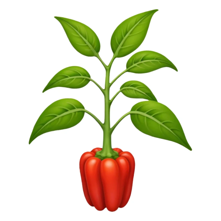 pepper plant sticker