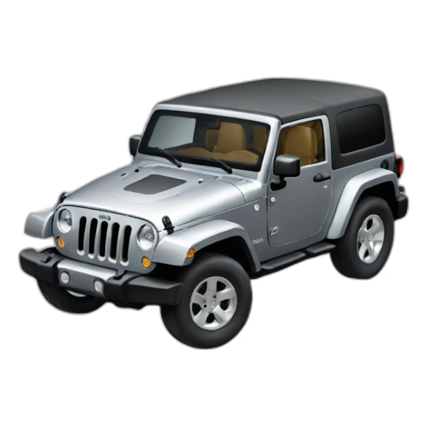 silver jeep wrangler profile sticker