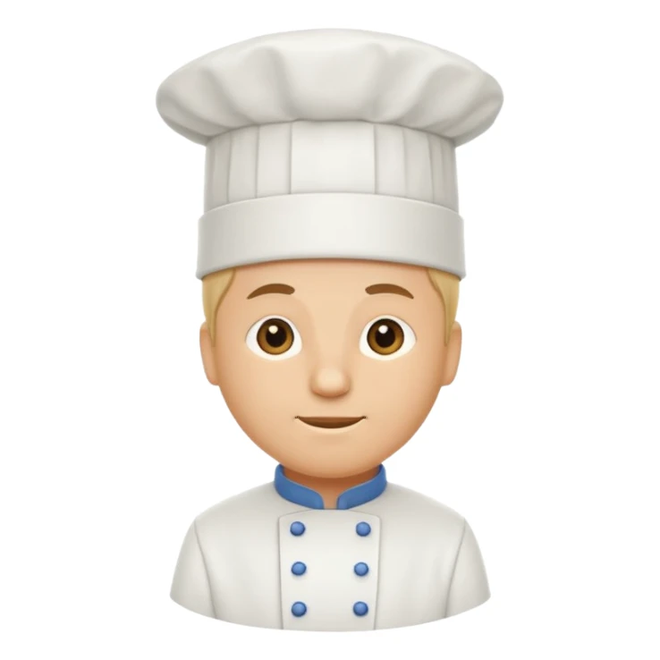 chef's hat. ONLY THE HAT sticker