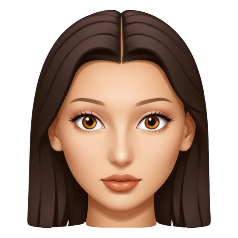bella hadid realistic sticker