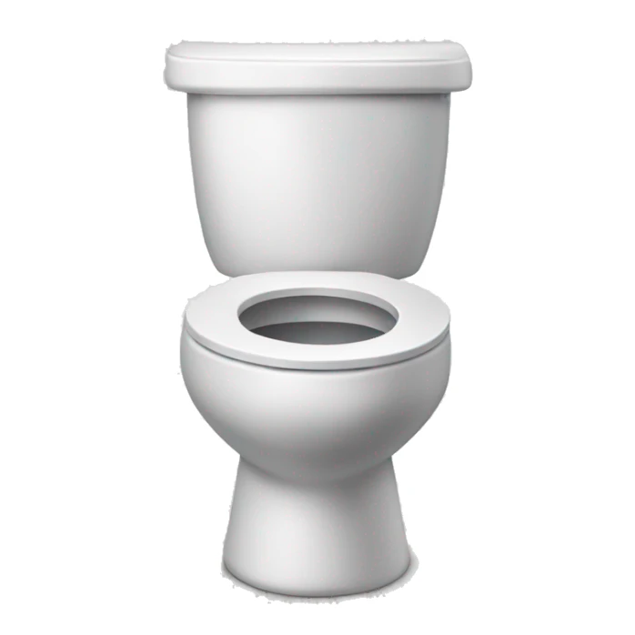 toilet with head coming out sticker