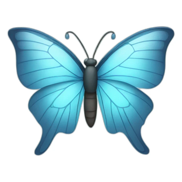 ice butterfly sticker