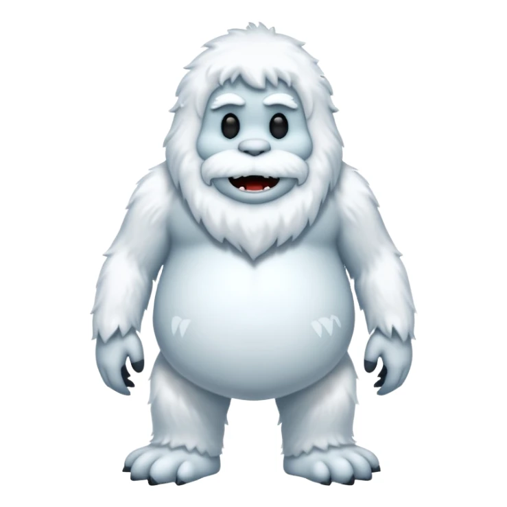 abominable snow man sticker
