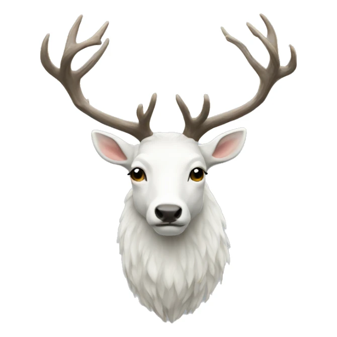 white stag sticker