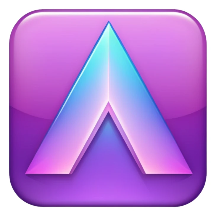 glitter cian and purple staight sticker