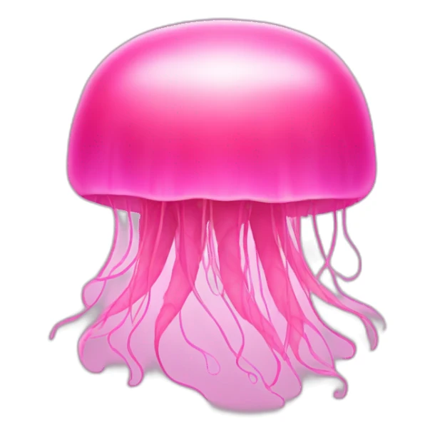 pink jellyfish sticker