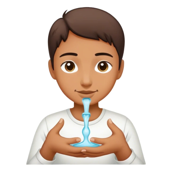 a realistic hand drawn gardener nurturing a small spout sticker