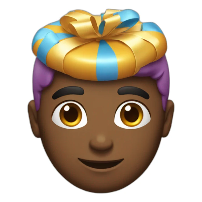 birthday present sticker