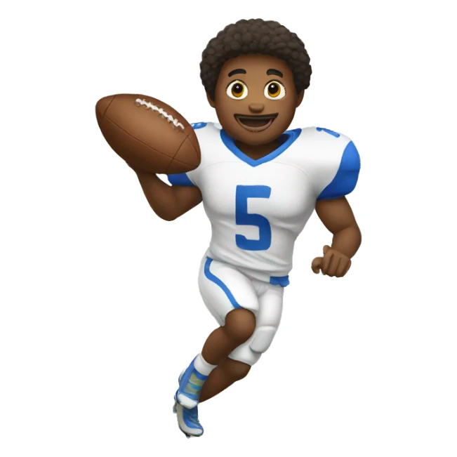 playing football sticker