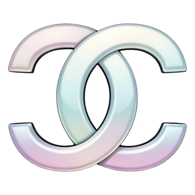 Pearlescent chanel sign sticker
