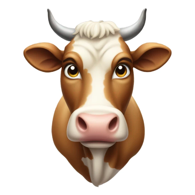 Bossy cow sticker