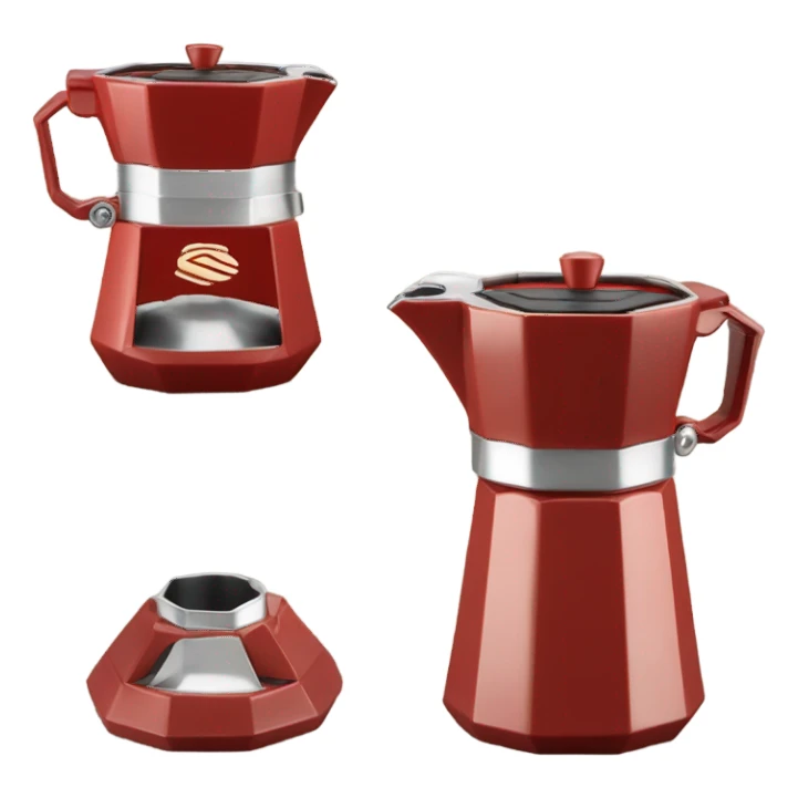 Red moka port sticker