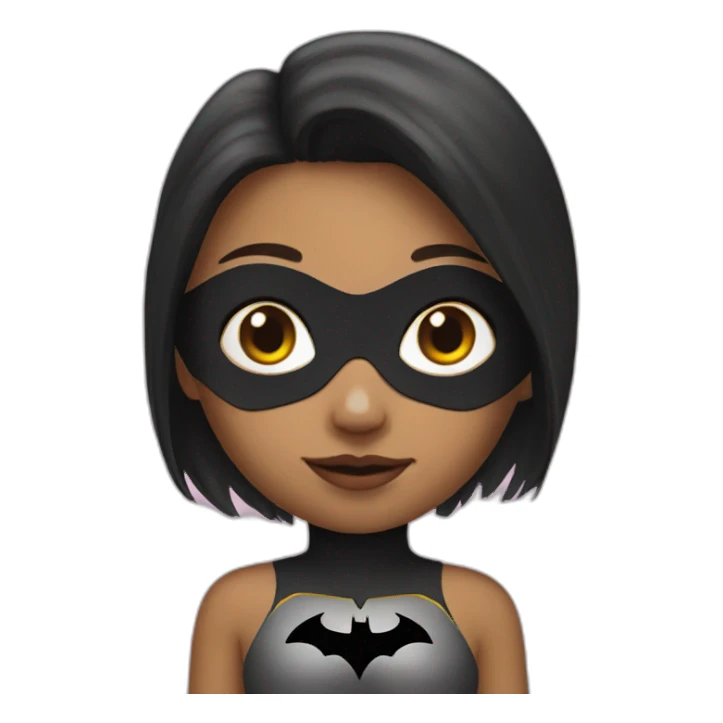 Girl with batman sticker