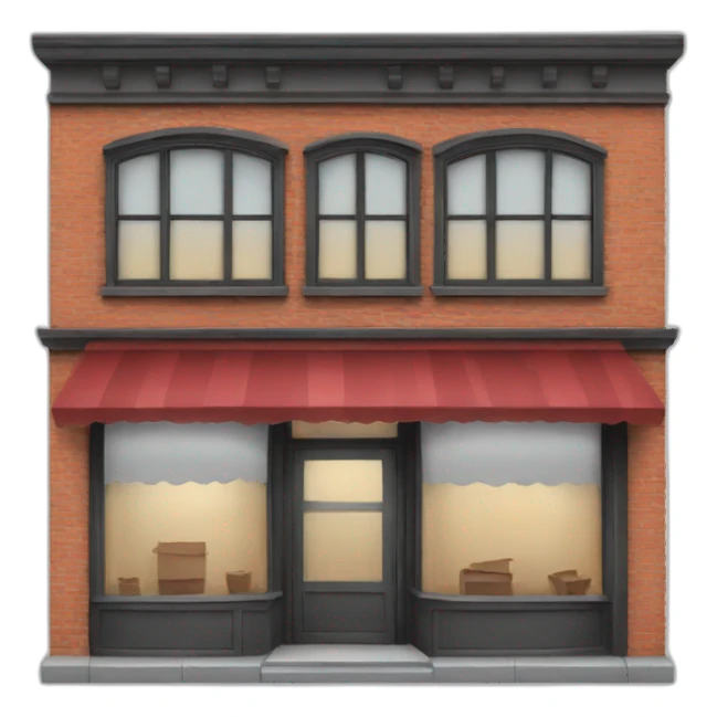 Storefront building sticker