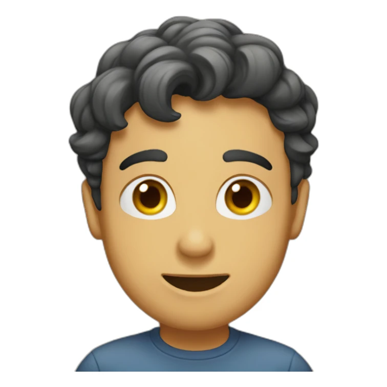 طفل اصلع sticker