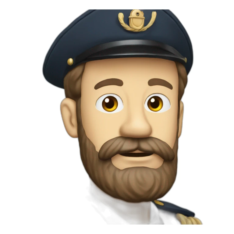 Capitaine Haddock sticker