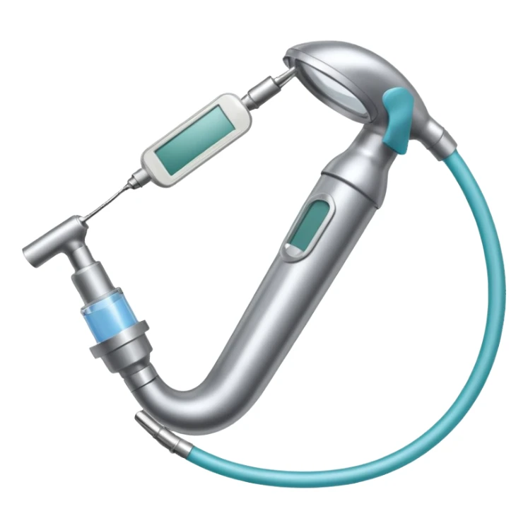 Laryngoscope Mac or Miller in anesthesia  sticker