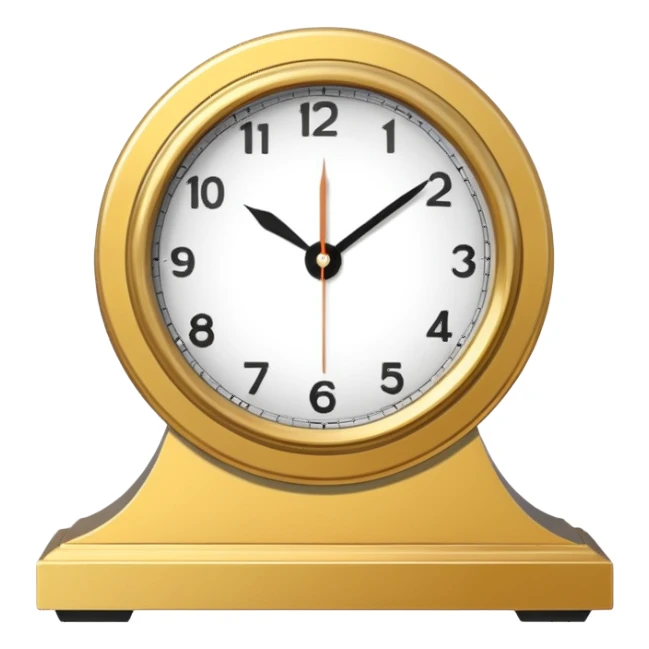 posmodern mantel clock sticker