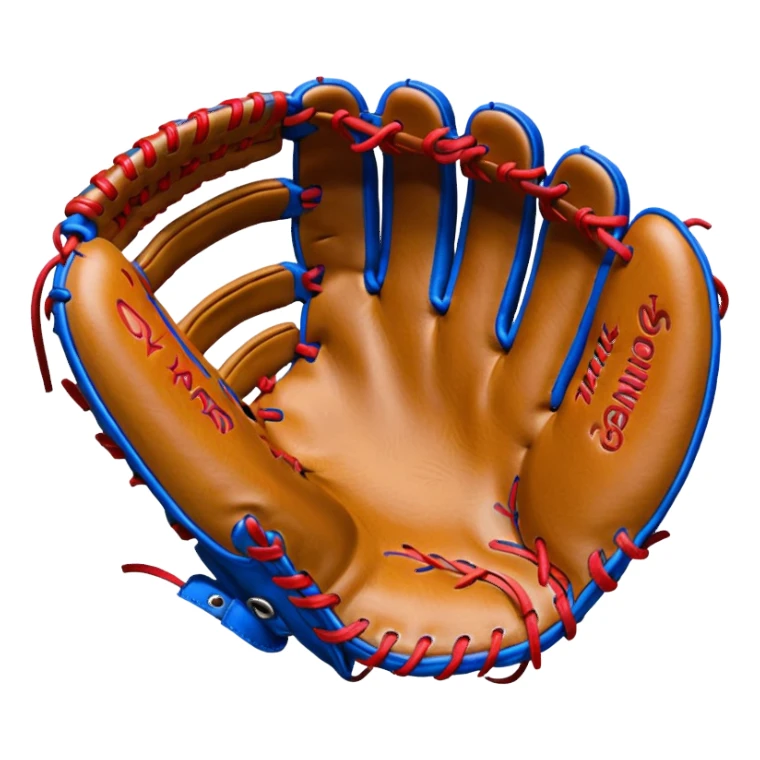 baseball glove (#00A3E0) and red (#F9423A) sticker