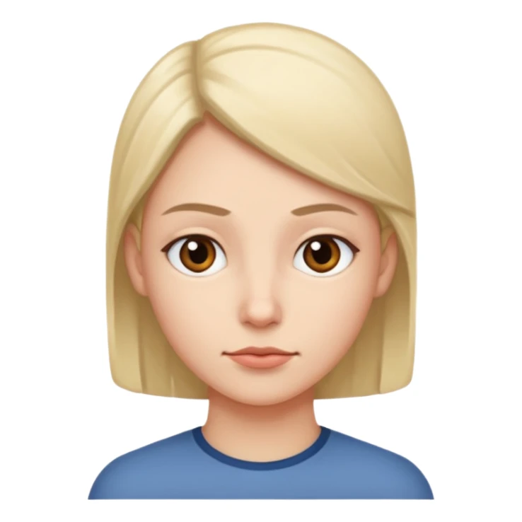 En person som side eye sticker