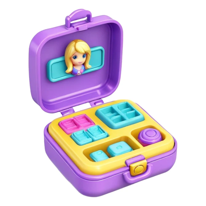 Polly Pocket toy sticker