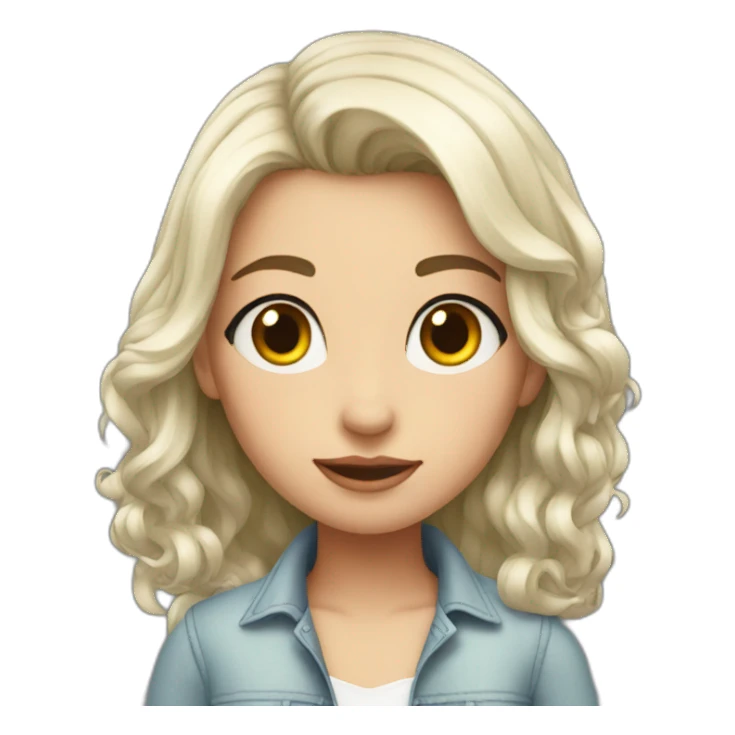 ton ton girl sticker