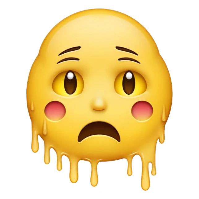 Emoji of agony and despair  sticker