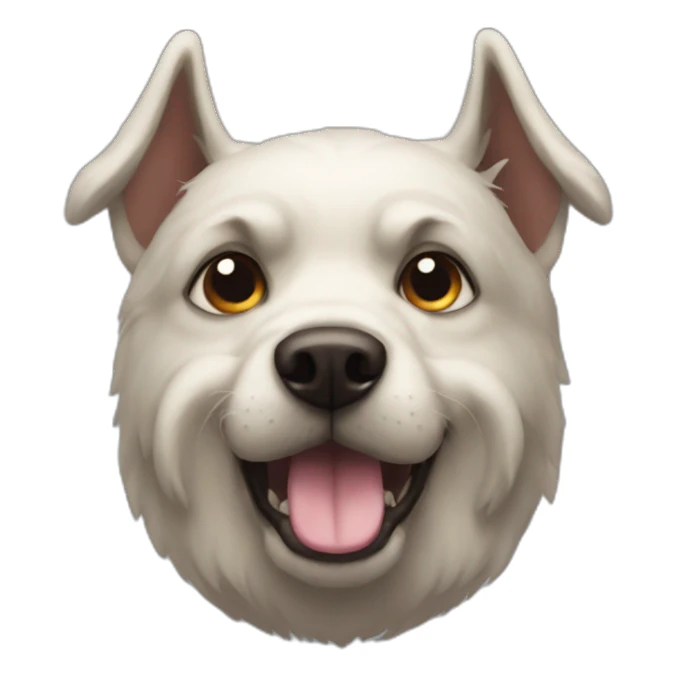 monster dogish emoji sticker