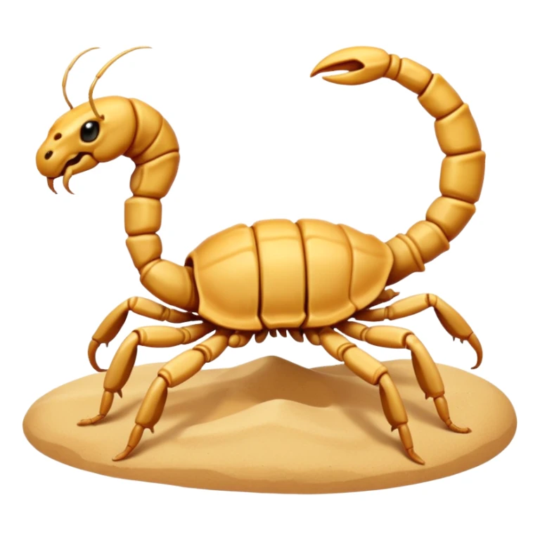 cute scorpion in dessert sticker