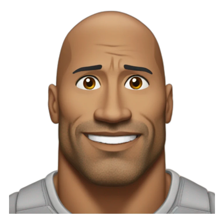 The Rock sourcil sticker