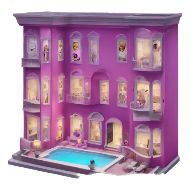 Haunted Barbie’s dream hotel   sticker