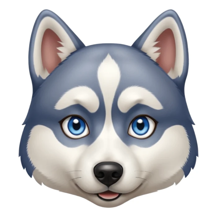 Husky siberiano heterocromia sticker