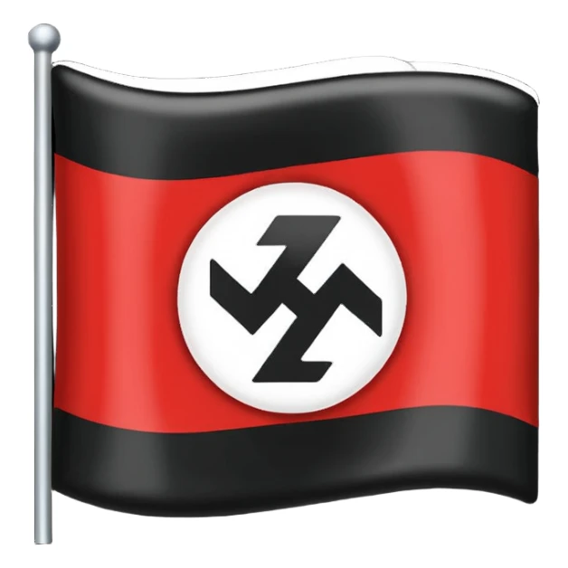 Nazi flag sticker